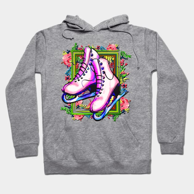 Ski figure skating - Ice skating - figure skater - Ice skate Hoodie by BigWildKiwi